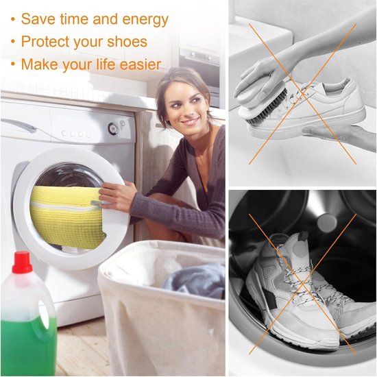 Herbruikbare dieptereiniging schoenentas Premium rits