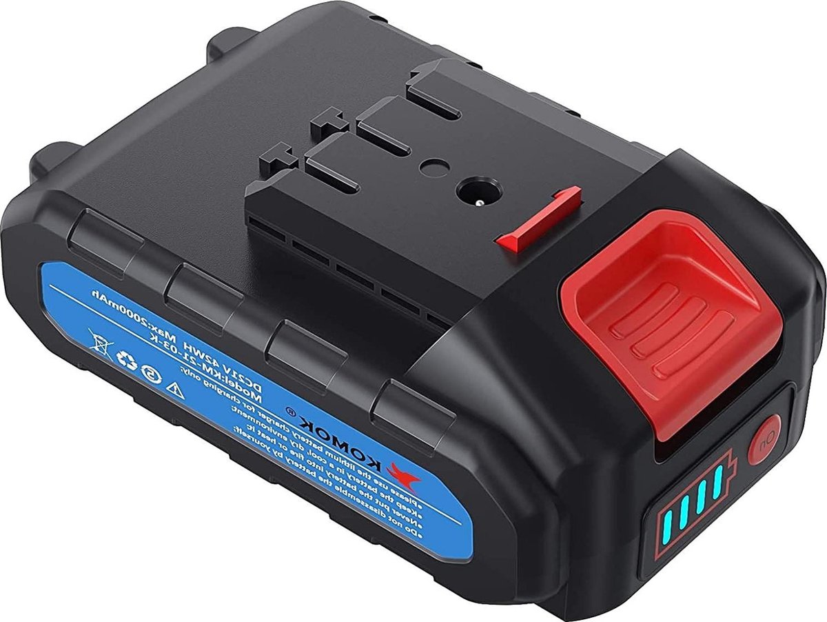 Elektrische snoeischaar vervangende batterij 2000mAh lithium batterij (1PC accu) - KOMOK - krachtige batterij