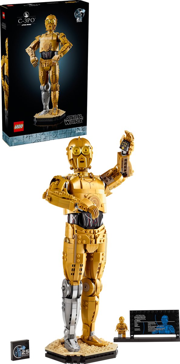 LEGO Star Wars - C-3PO Decoratie Bouwpakket met Droid Figuur - 75398 – foto 2