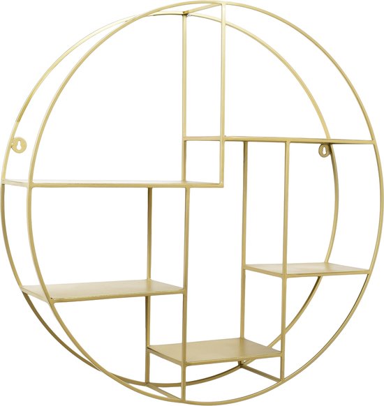LOFT42 Wally Wandrek Rond Goud - Metaal - Ø70