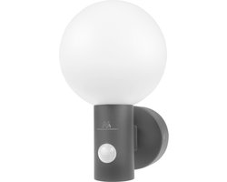 Maclean MCE515 - LED Buitenlamp met PIR Bewegingssensor - 15W - 4000K - IP65 - Grijs