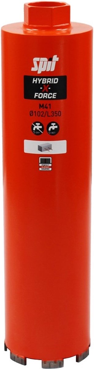Hybrid-x-force Diamantboor M41 D.132x350
