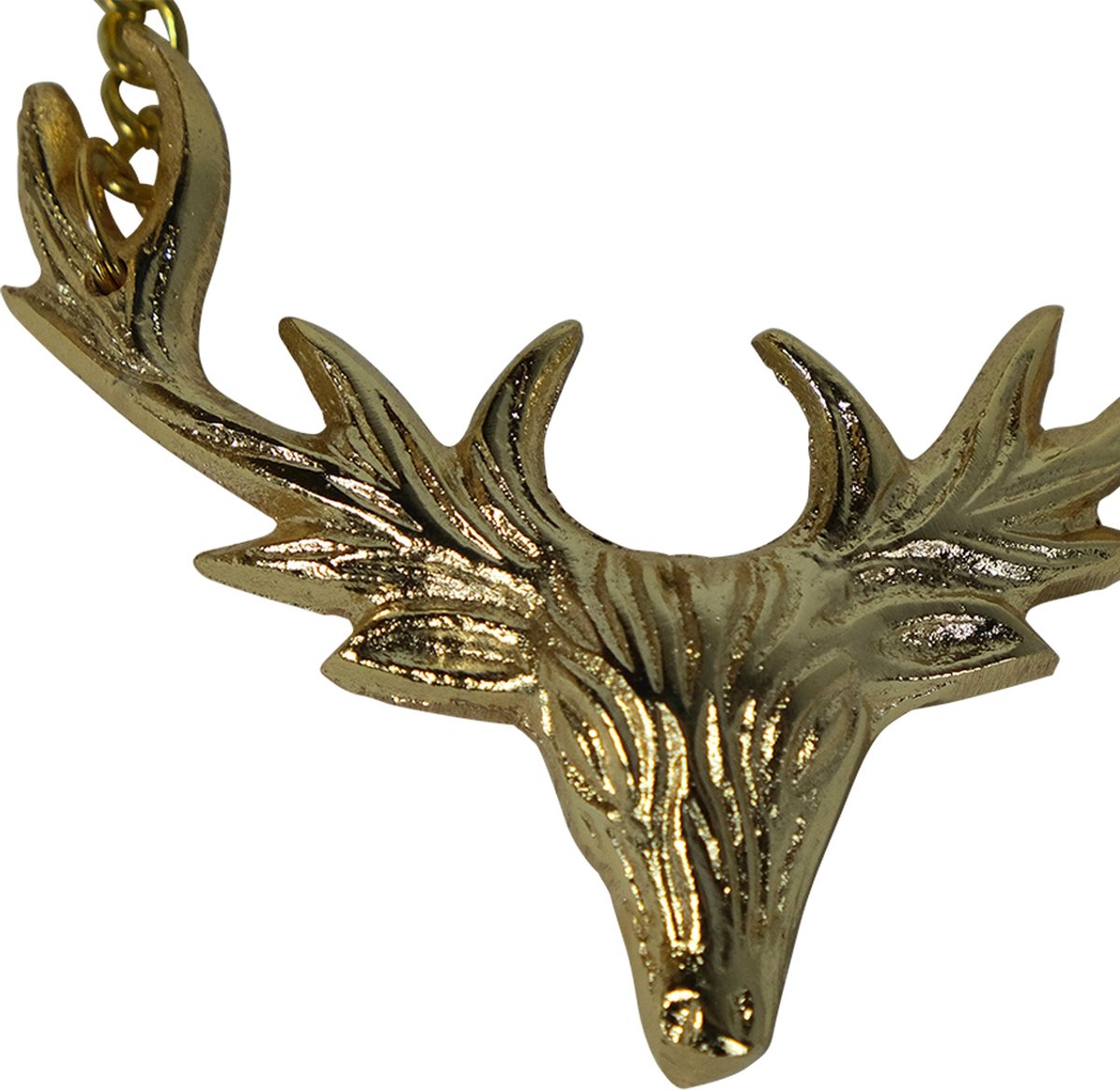 flessenketting hert champagne goud