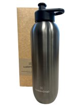 Waterdrop Sports bottle 800 ml Charcoal with pull-up cap