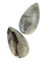 Pendentif en forme de goutte de la pierre précieuse Labradorite