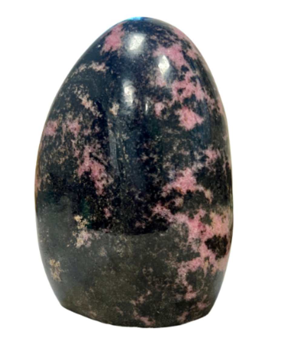 Ruben Robijn Rhodoniet sculptuur 900 - 1000 gram Roze / zwart