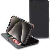 ebestStar - Hoes voor iPhone 15 Pro Apple, Wallet Etui, Book case hoesje, Zwart