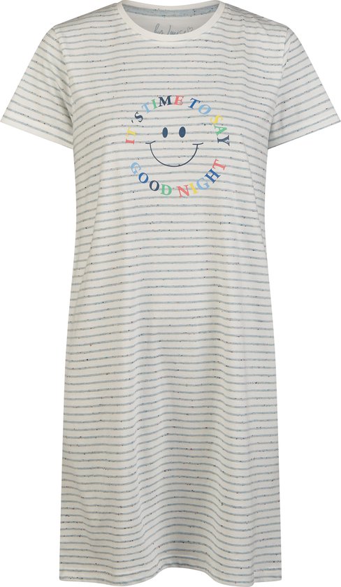 slaapshirt dames blauw Little Label