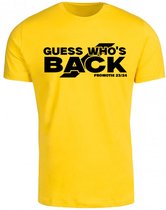 Breda Guess Who's Back Geel T-shirt - promotie - voetbal - fan