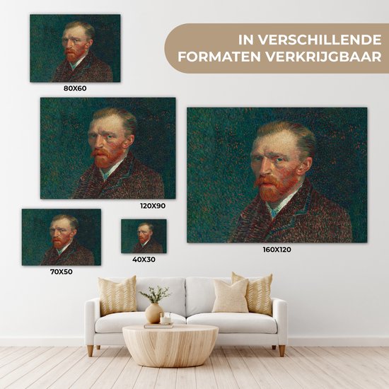 Toile - Peinture Art - Van Gogh - Maîtres Anciens - Autoportrait - 160x120 cm - Décoration Décoration murale - Chambre