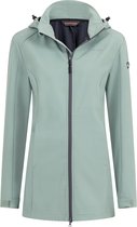 Life Line dames jas - softshell jas dames - Moraine - groen - maat 48