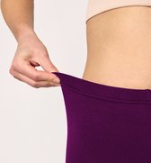 Merry Style MS-MS10-145-LE Dames Leggings - Sport - Vrijetijdsbroek - Kort - Viscose - Sporbroek - Yogabroek - Pruim - M