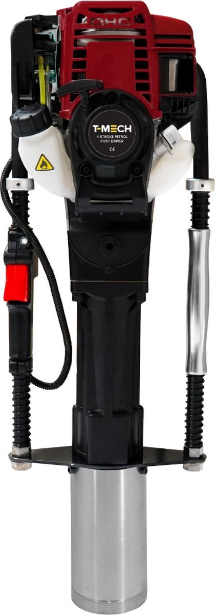 Bol.com Benzine Paal Drijver 4-Takt Hek Klopper Hamer Rammen Bouw Boerderij Piket Afrastering Tuin Zware Dumping Thumper Benzine... aanbieding