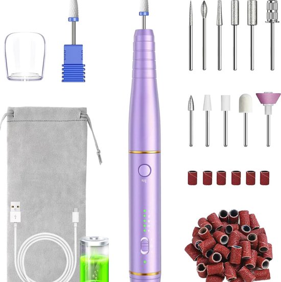 Foto: Nagelfrees nagelfrees set nagelfrees elektrische nagelfrees electrisch nagelfrees manicure pedicure manicure set manicureset pedicureset pedicure set nagelfrees machine elektrische nagelvijl voor gelnagels nagelfreesmachine