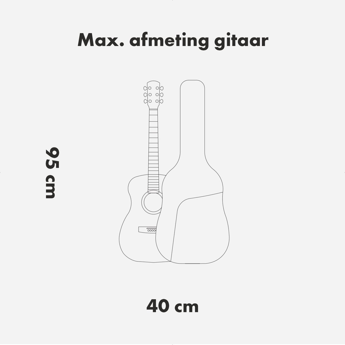 X-tone 1503 Case Standard SG© Elektrische gitaarkoffer