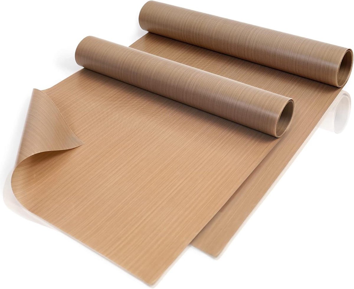 Duurzame bakfolie - Herbruikbaar en vaatwasmachinebestendig - 2 rollen 40 x 150 cm.