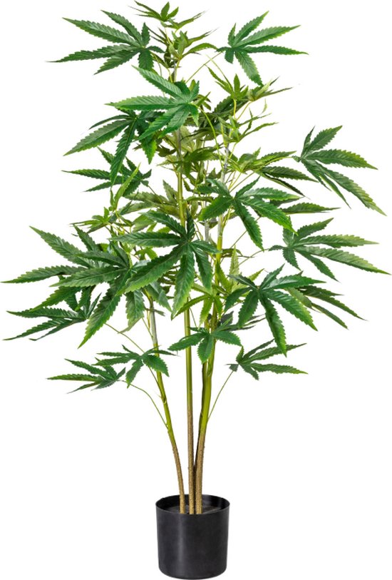 Foto: Goodplants aralia kunstplant 90cm kunstplanten voor binnen kunstplant aralia groen