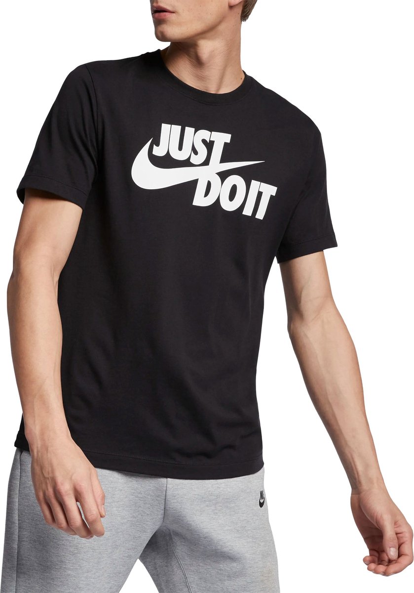 Nike Sportswear Just Do It Swoosh Heren T-Shirt Zwart