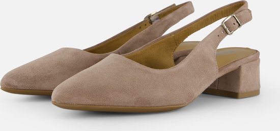 Tamaris Slingback Pumps taupe Leer - Dames - Maat 40