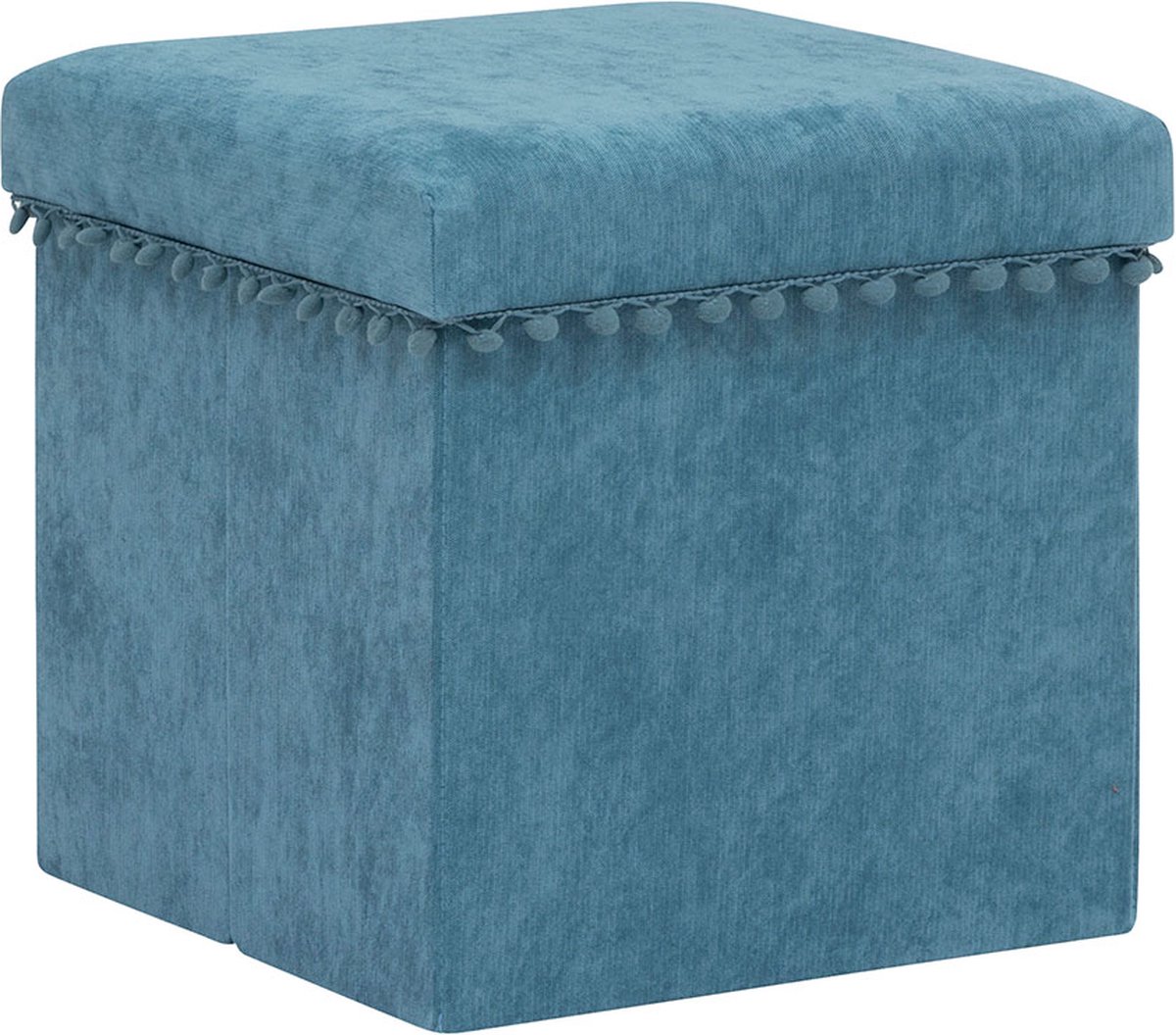 Poef + Opbergbox Mana Blauw