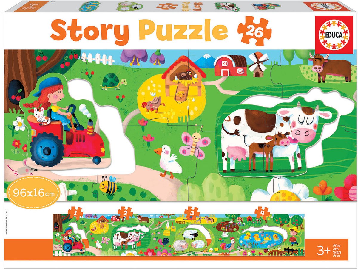 EDUCA - puzzel - 26 stuks - Baby Boerderij