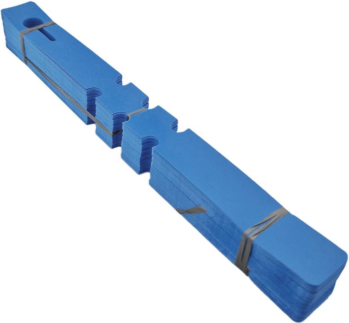 CombiCraft Losse sleufetiketten blauw - 210x20mm - bundel van 100 stuks