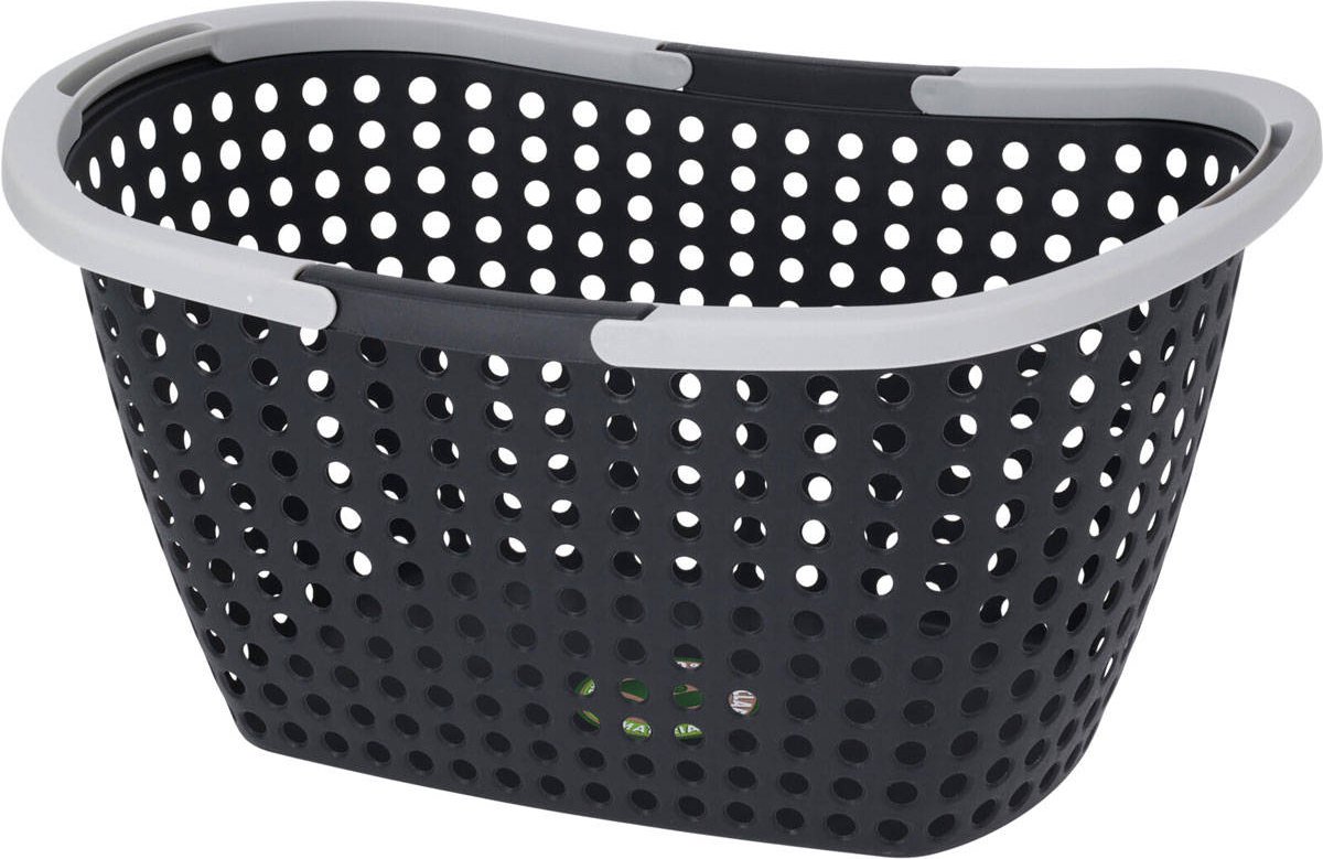 Plastic mand met handvat, 44 x 31 x 22 cm