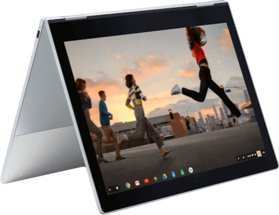 Google Pixelbook Intel® Core™ i7 i7-7Y75 Chromebook 31,2 cm (12.3") Touchscreen Quad HD 16 GB 512 GB SSD ChromeOS Zilver - Google - Hoofdafbeelding