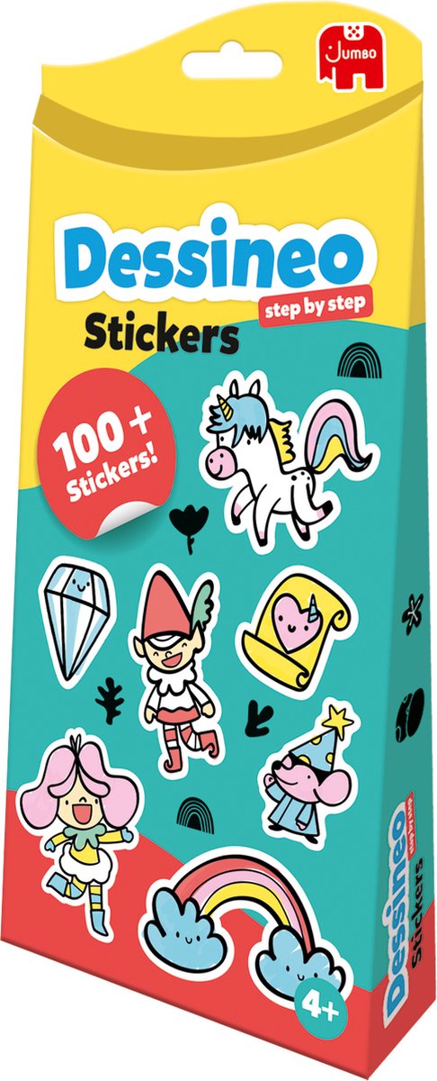 Dessineo Stickers Theme Pack - Feeën & Eenhoorns, 4Y+ — afbeelding 4
