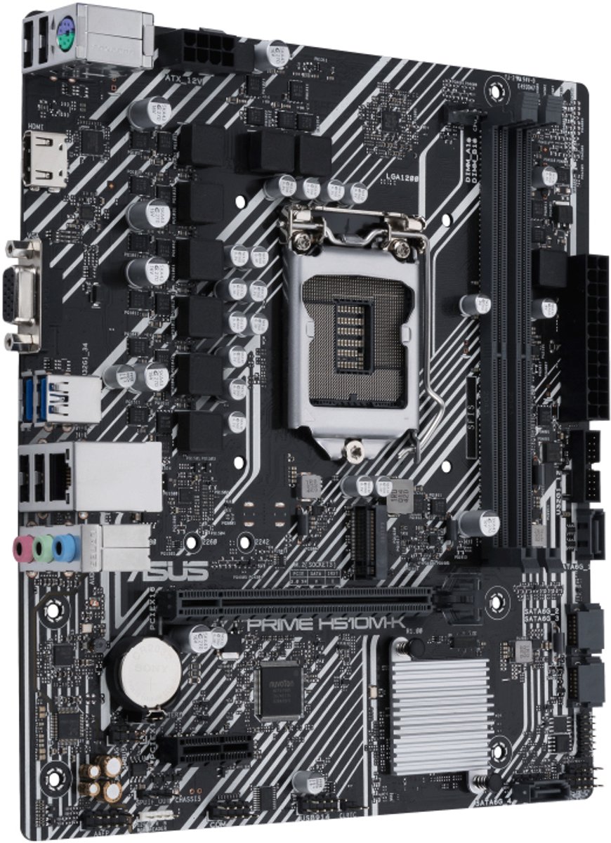 Asus Prime H510M-K - Moederbord - Socket 1200 - Micro-Atx - Intel H510 Chipset - afbeelding 8