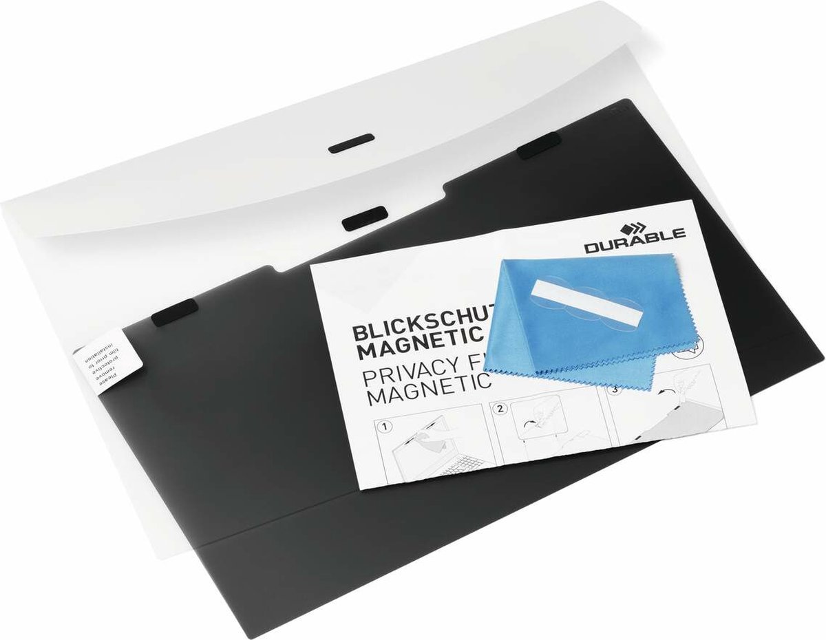 Durable Privacy Filter MAGNETIC Privacyfolie Laptop 35,6 cm (14) Beeldverhouding: 16:10 513857 Universal