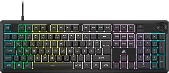 Clavier Corsair K55 CORE CH-9226C65-PT Noir Azerty Français