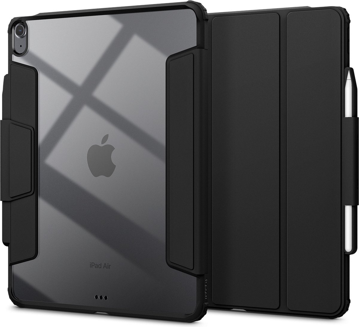 Spigen Air Skin Pro Apple iPad Air 13 (2024) Hoes Book Case Zwart