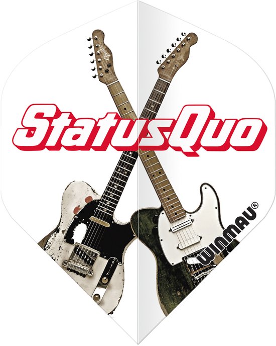 WINMAU - Rock Legends: Status Quo v2 Dartvluchten - 1 set per pakket (3 vluchten in totaal) van Winmau — afbeelding 2