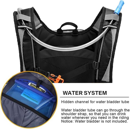 VENTURE | Duurzame Fietsrugzak voor Heren en Dames | Nylon Tas, Waterd