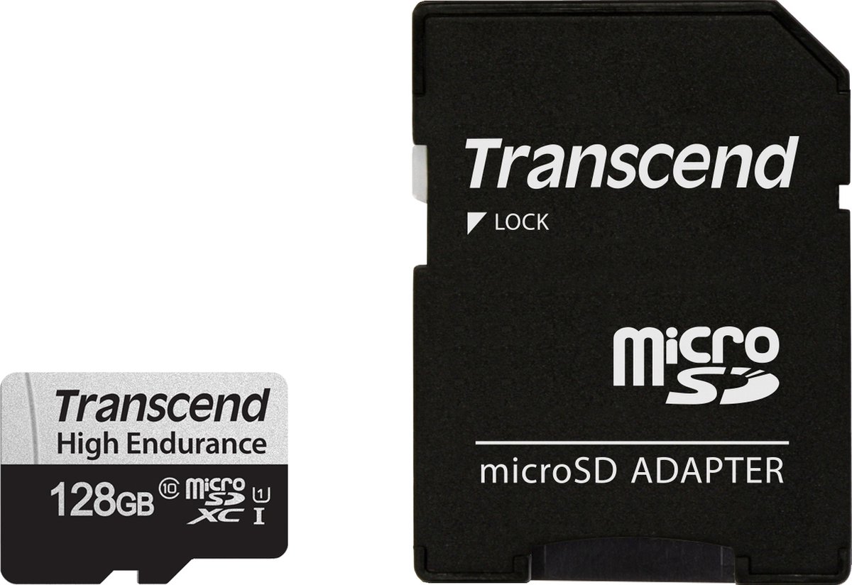 Transcend 350V - Flashgeheugenkaart (SD adapter inbegrepen)