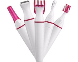 2-in-1 pijnloze wenkbrauwepilator voor vrouwen - gezicht ...