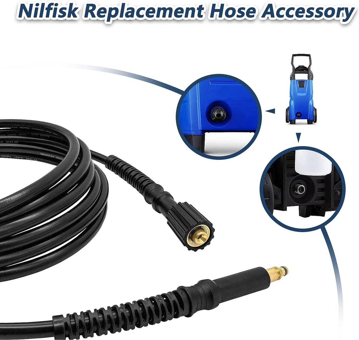Nilfisk 7M Verlengslang Voor Hogedrukreinigers - Origineel Accessoire 106411346