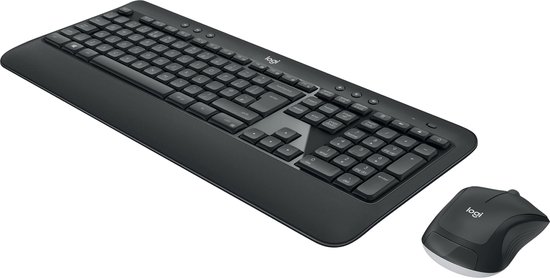 Logitech MK540 Advanced clavier Souris incluse RF sans fil QWERTY US International Noir, Blanc