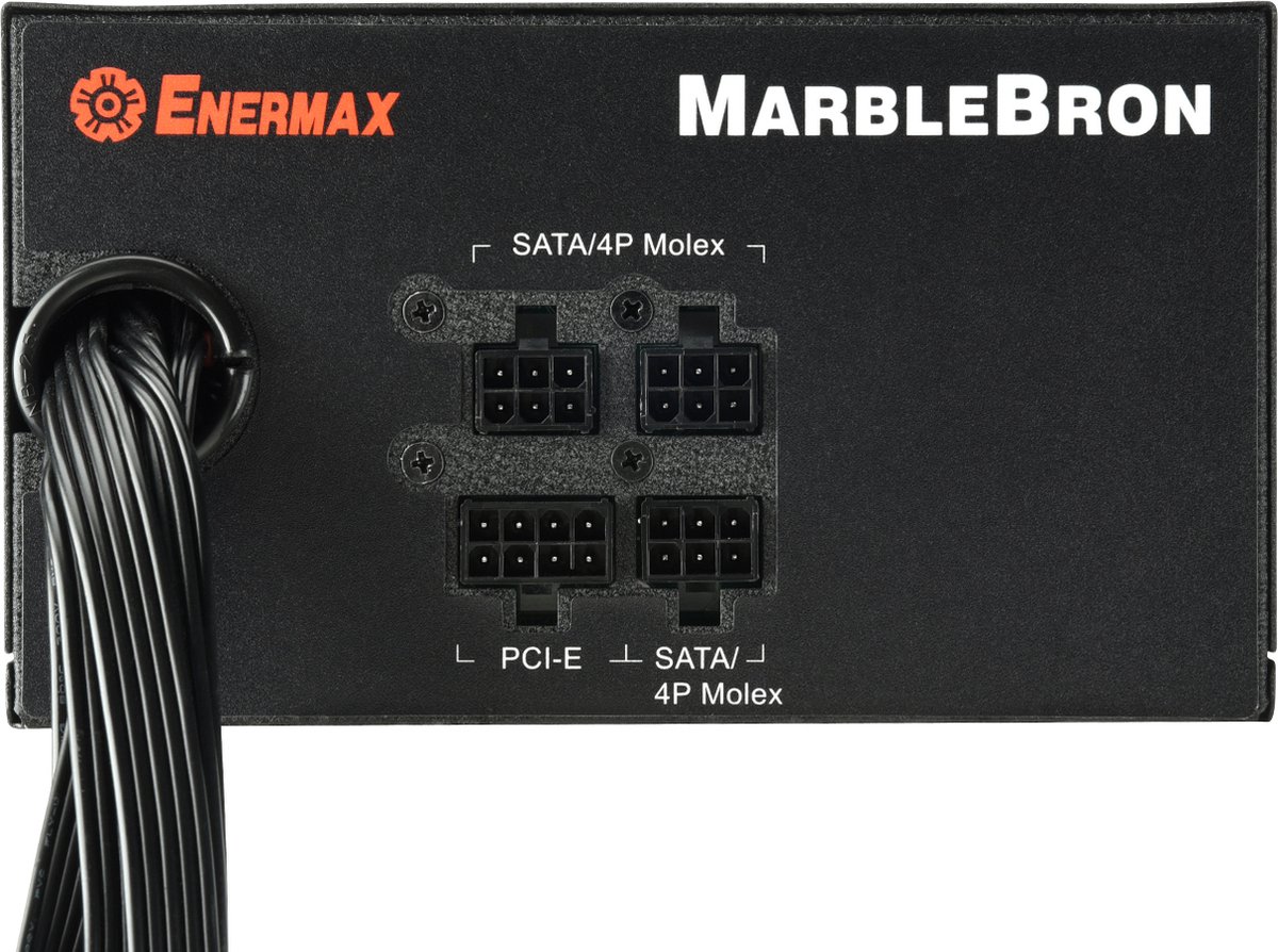 Enermax Marblebron Power Supply Unit 550 W 24-Pin Atx Atx Zwart voeding - afbeelding 3