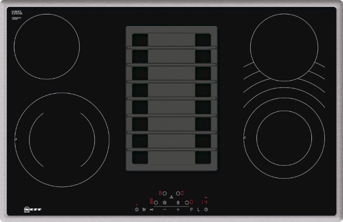 Neff T18BD3AN0 Inductiekookplaat - Ingebouwd - 4 zone(s) - Zwart/RVS