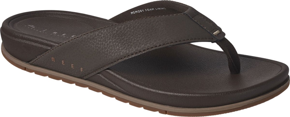 Reef Cushion Bonzer Teenslippers Heren Bruin