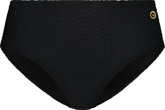 Ten Cate - Bikini Broekje Midi Black Snake - maat 36 - Zwart