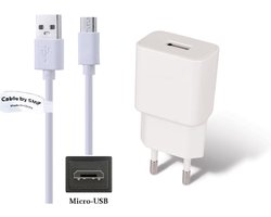OneOne 2A lader + 0,5m standaard Micro USB kabel. Universele oplader adapter past op Samsung Galaxy A2 Core, A10 (niet voor A10e), A10s, A8 (A810) uit 2016, A9 (A9000) uit 2016, A9 Pro (A9100) uit 2016