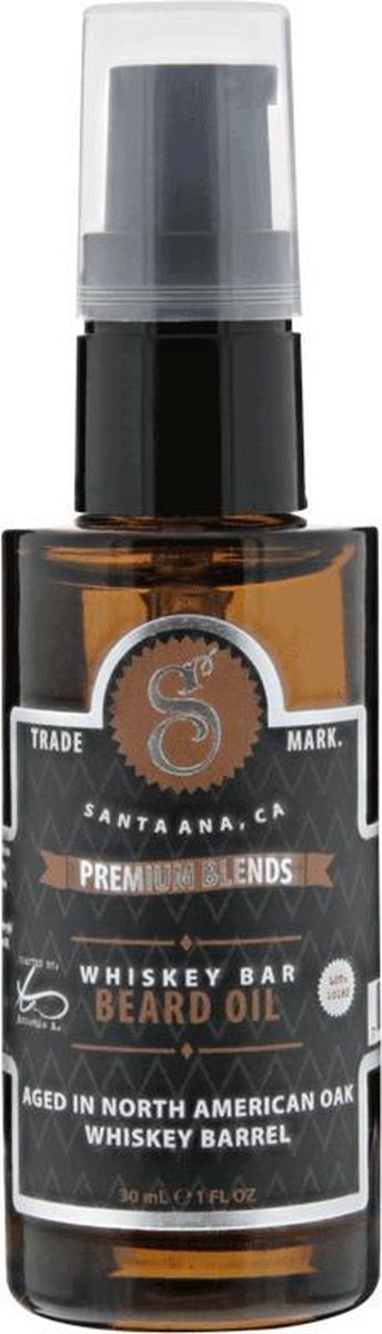 Goedkoopste Suavecito Beard Oil Whiskey Bar 30 ml. | Beard Care