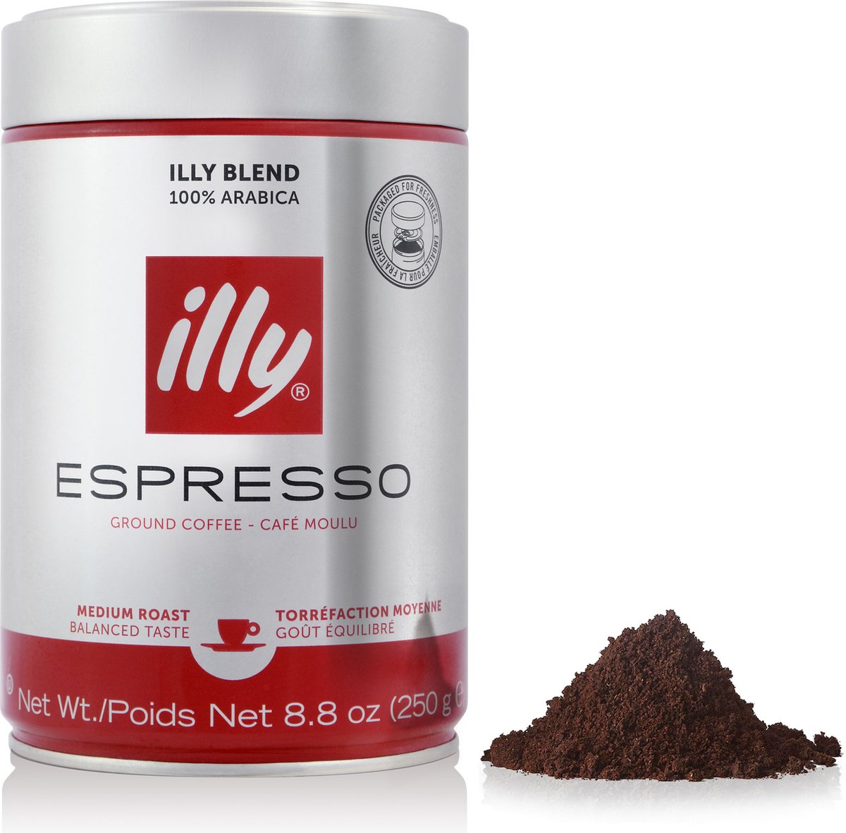 illy gemalen espressokoffie Classico - 250 gram thumbnail 2