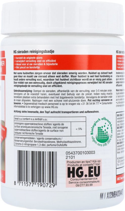 HG sieraden reinigingsbadje 300ml