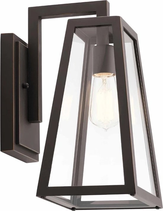 Zwarte staande buitenlamp met schemersensor modern, Yves, IP44 Zwarte staande buitenlamp met schemersensor modern, Yves, IP44