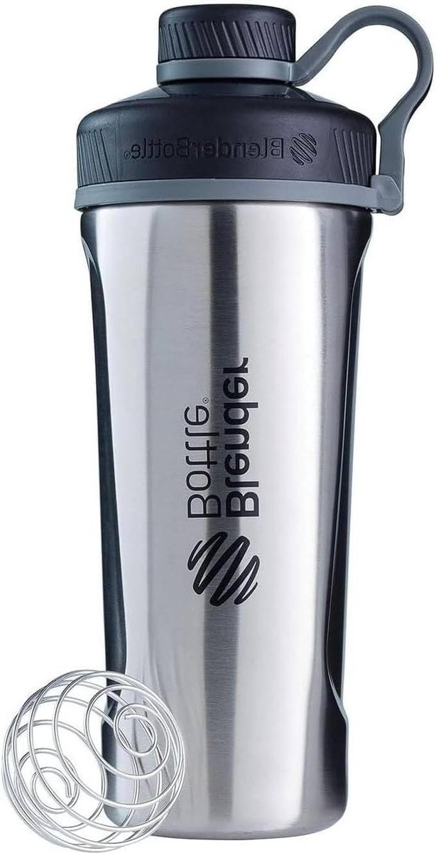 Goedkoopste Radian Roestvrijstalen drinkfles - dubbelwandig geïsoleerd - met Blenderball - proteïne-shaker - 770ml Protein Shaker