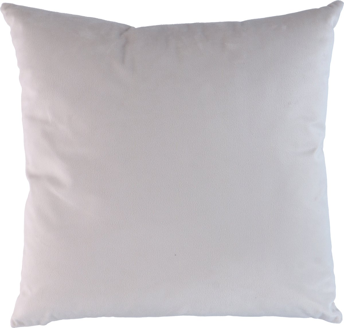 Arti Casa Sierkussen - Binnenkussen 45x45 cm - Velvet Kussen met Kussensloop - Wasmachinebestendig - Woondecoratie Woonkamer en Slaapkamer - Lichtgrijs